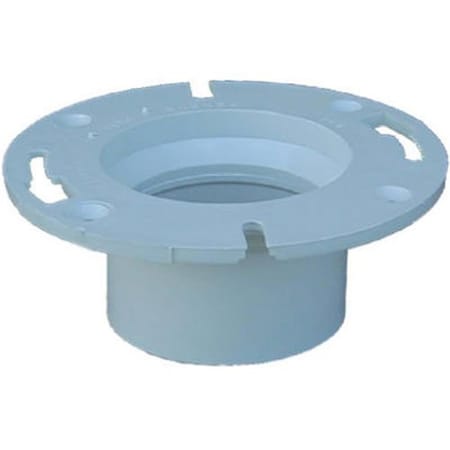 Pinpoint PVC 00800 0600HA 4 x 3 in. Closet Flange Hub Without Point PI3262105